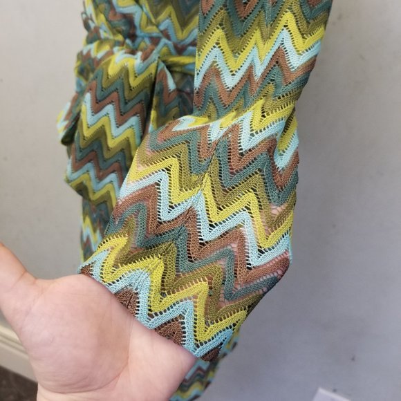 Ark & Co 3/4 sleeve faux wrap dress (Z-11) - Picture 6 of 8